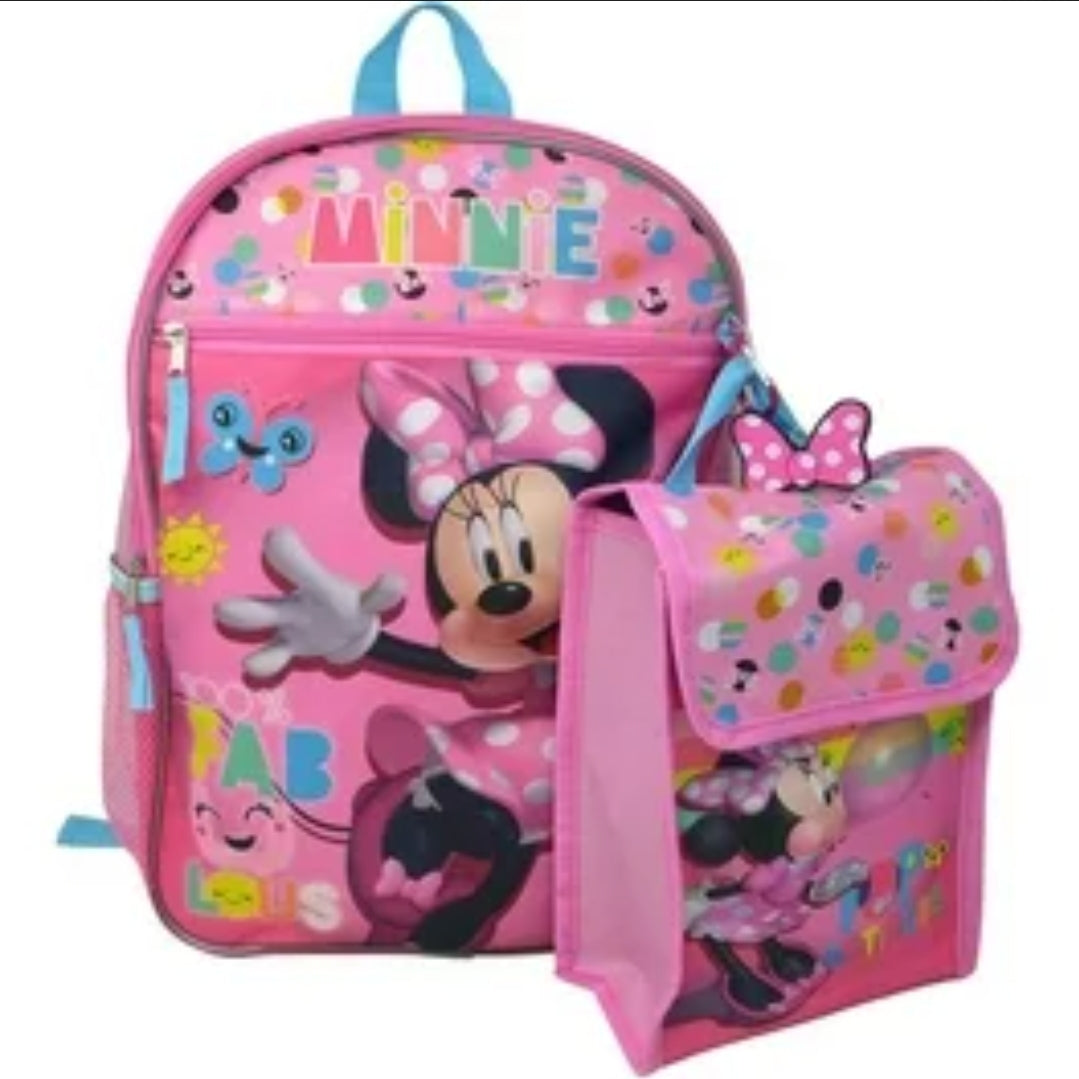 Minnie Mouse | Backpack and Lunchbag