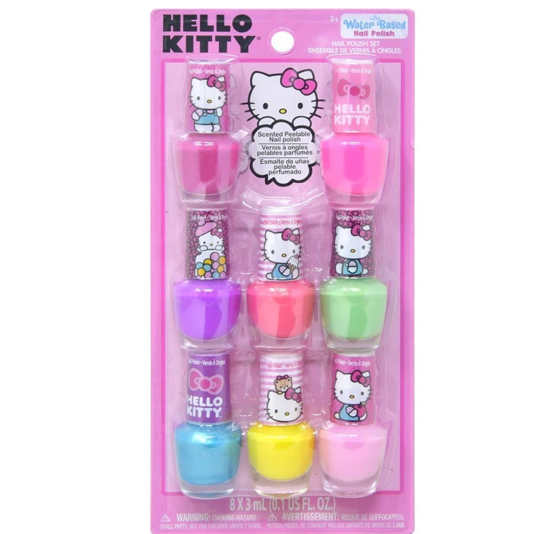 Hello Kitty | 8 Scented Peeled Nail Polish