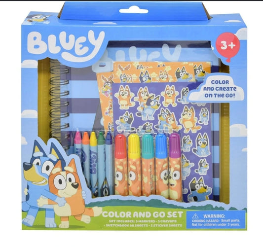 Bluey | Color And Go Set