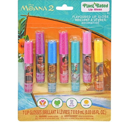 Moana | Flavored Lip Gloss 7 Pack