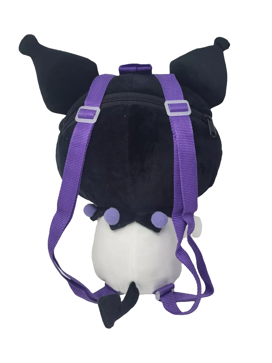 black hello kitty plush backpack Sanrio Mini Mascot Gal Keychain Hello Discount Store Hello Kittys applique arms embrace an applique jack Hello Kitty Backpack by Us:
